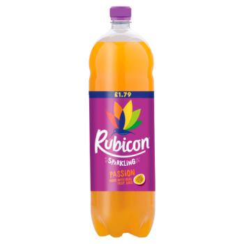 Rubicon Sparkling Passion Fruit Juice Drink 2L PMP £1.79