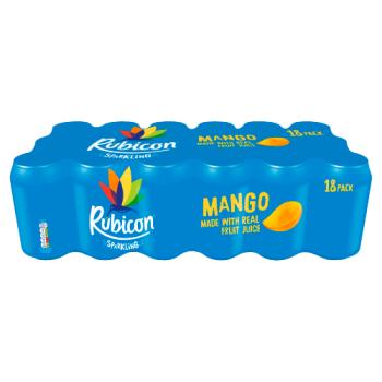 Rubicon Sparkling Mango Juice Drink 18 x 330ml