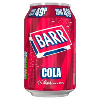 Barr Cola 330ml PMP 49p