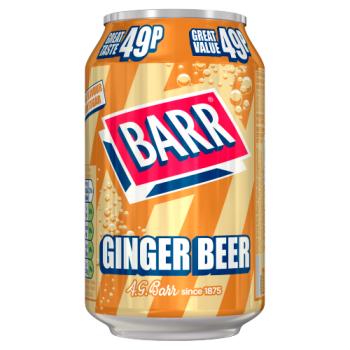 Barr Ginger Beer 330ml PMP 49p