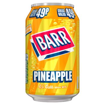 Barr Pineapple 330ml PMP 49p