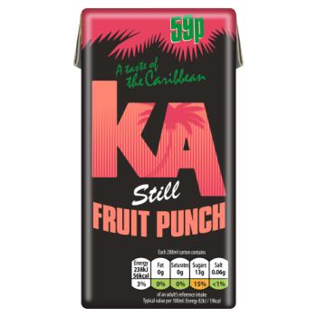 Ka Still Fruit Punch Juice 288ml Carton, Pmp 59p