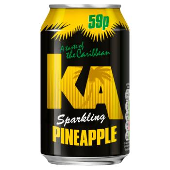 KA Sparkling Pineapple 330ml Can, PMP 59p