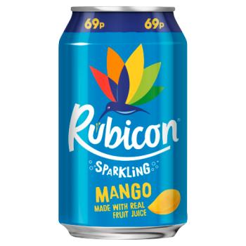 Rubicon Sparkling Mango Soft Drink 330ml PMP 69p