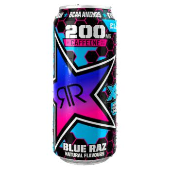 Rockstar XD Power Blue Raz Energy Drink 500ml PM £1.29