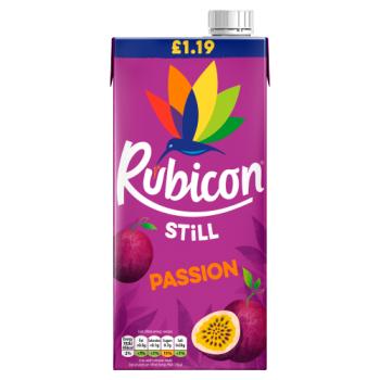 Rubicon Still Passion Fruit Juice Drink 1L PMP £1.19