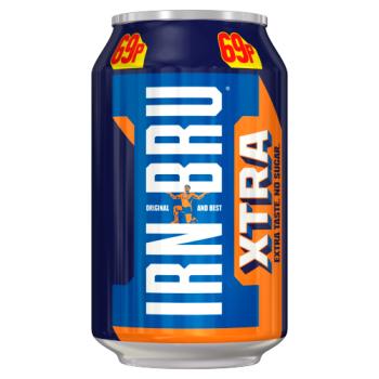 Irn Bru Xtra 69p         330ml