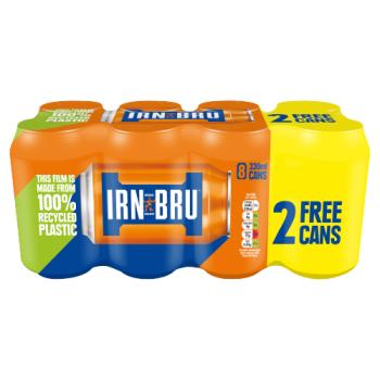 Irn Bru 6pk+2 £3         330ml