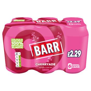 Barr Cherryade £2.29 6pk 330ml
