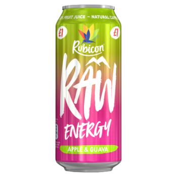 Rubicon Raw Energy Apple & Guava 500ml