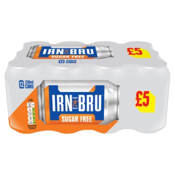 Irn-Bru Sugar Free 12 x 330ml Cans