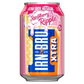 Irn-Bru Raspberry Ripple Xtra 330ml