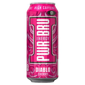 Pwr-Bru Energy Diablo Cherry 500ml
