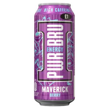 Pwr-Bru Energy Maverick Berry 500ml