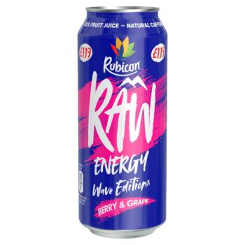 Rubicon Raw Energy Wave Editions Berry & Grape 500ml
