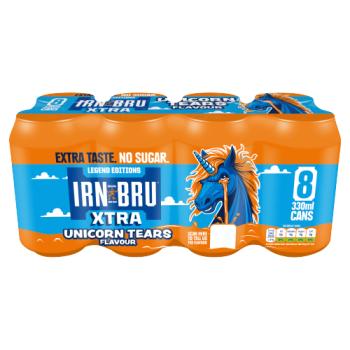 Irn-Bru Xtra Unicorn Tears Flavour 8 x 330ml