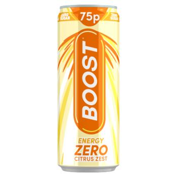Boost Energy Zero Citrus Zest 250ml