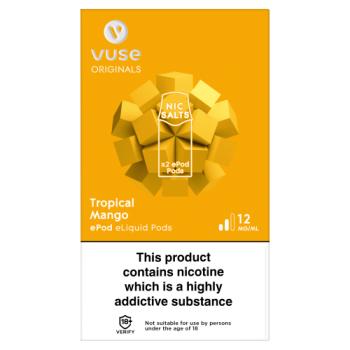 Vuse Originals 2 Tropical Mango eLiquid Pods 12mg/ml