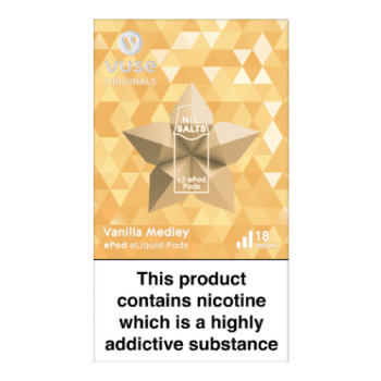Vuse Originals Nic Salts Vanilla Medley 18mg x2 ePod Cartridges 