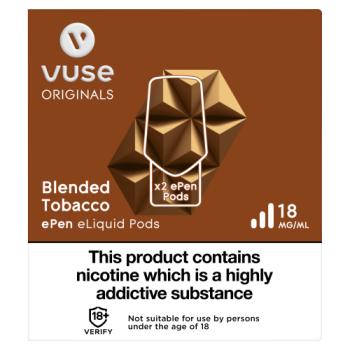 Vuse Originals Blended Tobacco eLiquid 18mg/ml 10ml