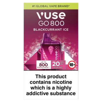 Vuse Go 800 Blackcurrant Ice 20mg/ml