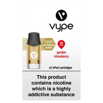 Vype x2 ePod Cartridges Garden Strawberry 18mg/ml