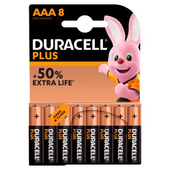 Duracell +power Aaa      8's