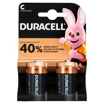 Duracell C 1.5 V Alkaline Battery 2 Pieces
