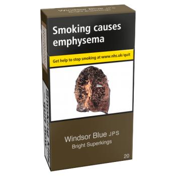 Windsor Blue JPS Bright Superkings 20s