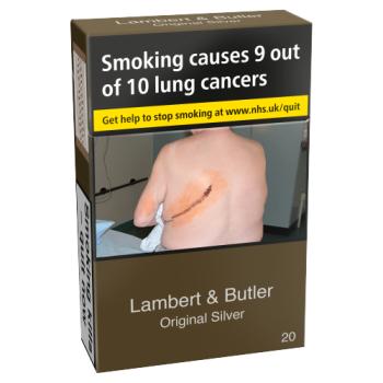 Lambert & Butler Original Silver 20 Cigarettes