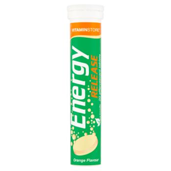 Vitamin Store Energy Release Orange Flavour 20 Effervescent Tablets