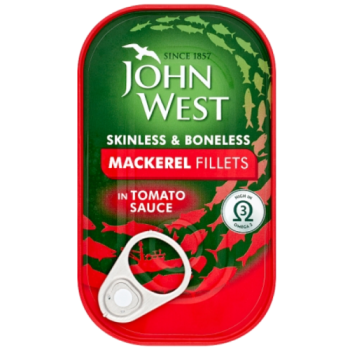 John West Mackerel Fillets in Tomato Sauce 125g