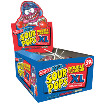 Bobby's XL Mega Sour Pop Each PM 39p