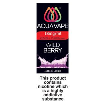 Aquavape Wild Berry Liquid 18mg/ml