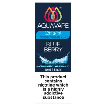 Aqua Vape Blueberry E-Liquid 12mg 10ml