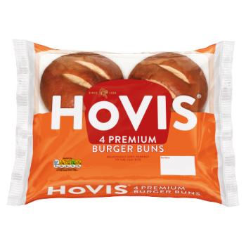 Hovis 4 Premium Burger Buns