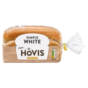 Hovis Simple White Medium Sliced Bread 800g