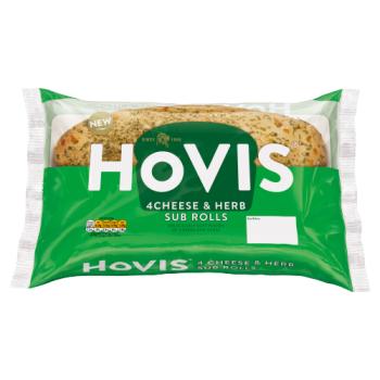 Hovis 4 Cheese & Herb Sub Rolls