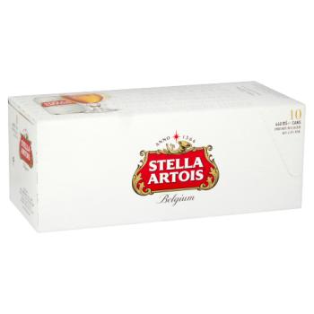 Stella Artois Lager Beer Cans 10 x 440ml
