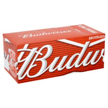 Budweiser Lager Beer Cans 10 x 440ml