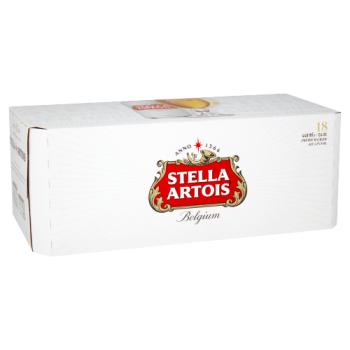 Stella Artois Lager Beer Cans 18 x 440ml