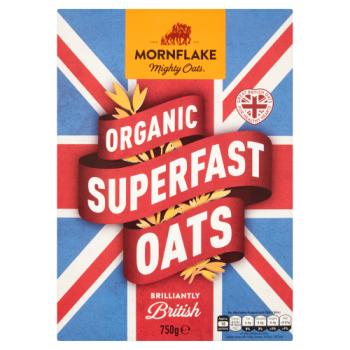 Mornflake Organic Superfast Oats 750g
