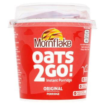 Mornflake Oats2Go Instant Porridge Original 53g