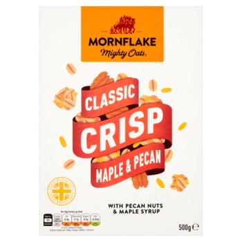 Mornflake Might Oats Classic Crisp Maple & Pecan 500g