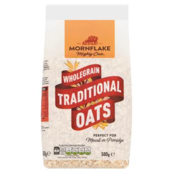 Mornflake Mighty Oats Wholegrain Traditional Oats 500g
