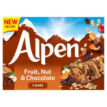 Alpen Fruit/nut/choc 5pk