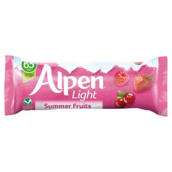 Alpen Light Cereal Bars Summer Fruits 24 X 19g