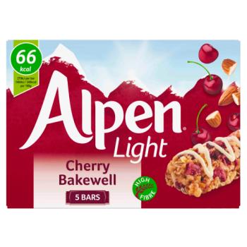 Alpen Light Cherry Bakewell 5pack 08/10/