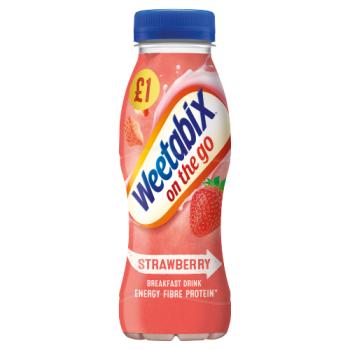 Weetabix On The Go Breakfast Drink Strawberry 250ml Pm £1