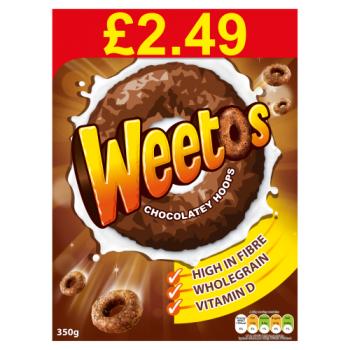 Weetos £2.49             350g